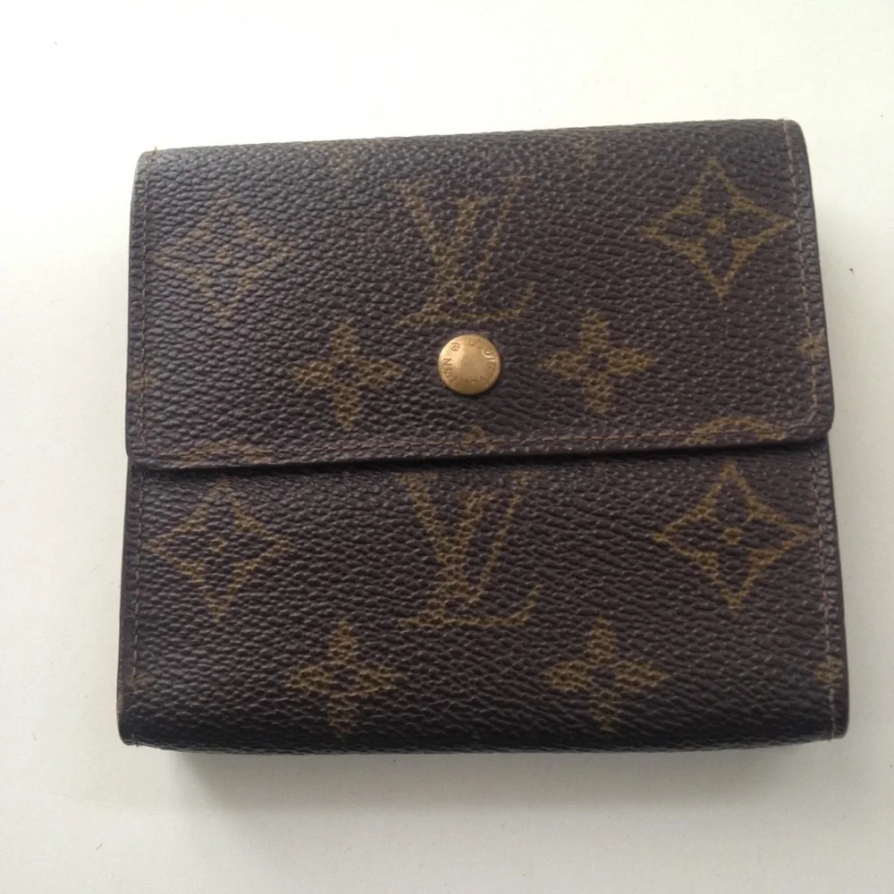 Louis Vuitton Brown Monogram Canvas Compact Wallet